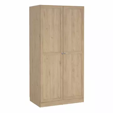 Buy Brande Wardrobe with 2 Frame Doors in Jackson Hickory from Furnituretta