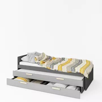 Buy Pok PO-14 Bed with Trundle and Storage from Furnituretta
