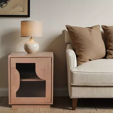 Buy Indus Solid Wood Bedside Table from Furnituretta