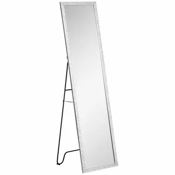 Buy Homcom Full Length Mirror Free Standing Mirror Dressing Mirror with PS Frame for Bedroom, Living Room from Furnituretta