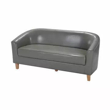 Buy Claridon 3 Seater Sofa PU Grey from Furnituretta