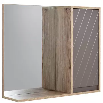 Buy Homcom MDF Wall Mounted Bathroom Cabinet  Mirror from Furnituretta