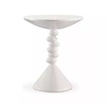 Buy Paso Lamp Table White, Colour: White from Furnituretta