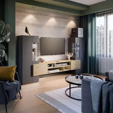 Buy Coby 10 Entertainment Unit Black, Colour: Black, Item Width: 270 from Furnituretta