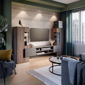 Buy Coby 10 Entertainment Unit Oak Monastery, Colour: Oak Monastery, Width: 270 from Furnituretta