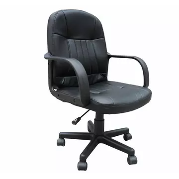 Buy Homcom Swivel Executive Office Chair PU Leather Computer Desk Chair Office Furniture Gaming Seater - Black from Furnituretta