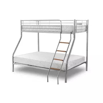 Buy Alexa Triple Bunk Bed, Colour: Silver from Furnituretta