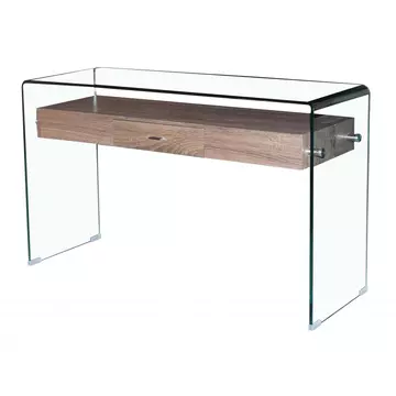 Buy Angola Clear Console Table with Drawer from Furnituretta