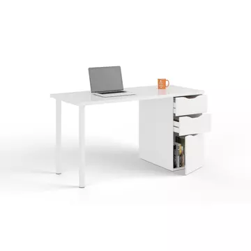 Buy Arctic Computer Desk Reversible White 004604A from Furnituretta
