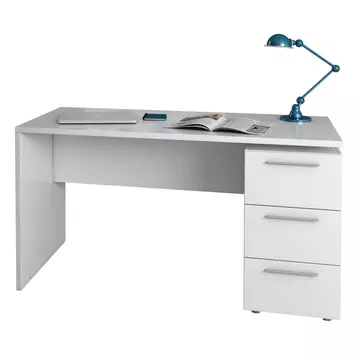 Buy Arctic Desk 3 Drawer White 004605A from Furnituretta