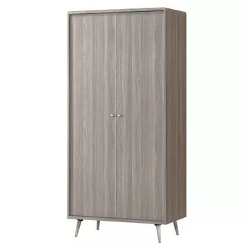 Buy Belvoir Wardrobe 2 Door Grey Oak from Furnituretta