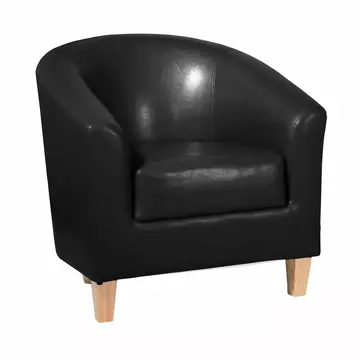 Buy Claridon 1 Seater Sofa PU Black, Colour: Black from Furnituretta