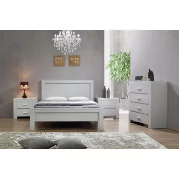 Buy California King Size Bed Grey from Furnituretta