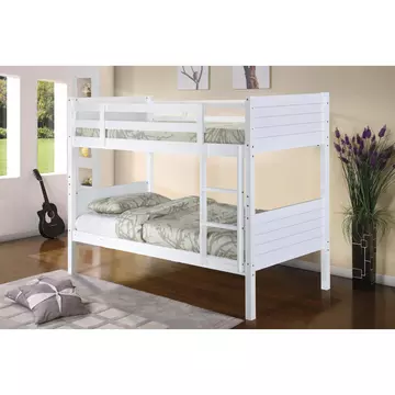 Buy Castleton Solid Wood Bunk Bed White from Furnituretta