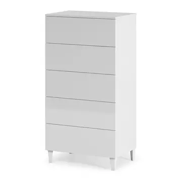 Buy Arctic Chest 5 Drawer White 007835BO from Furnituretta