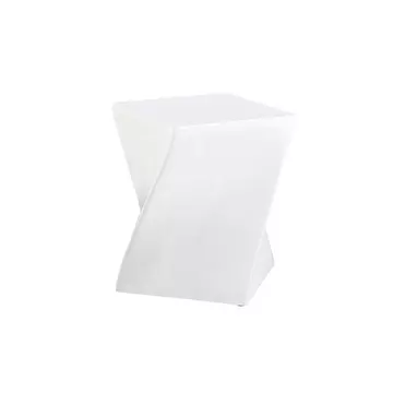 Buy Connor High Gloss Lamp Table White from Furnituretta
