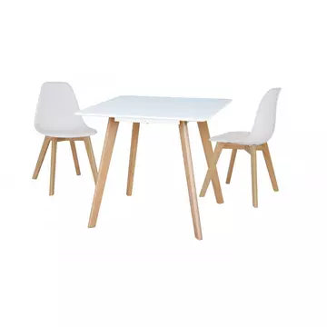 Buy Belgium Small Dining Table White, Colour: White from Furnituretta
