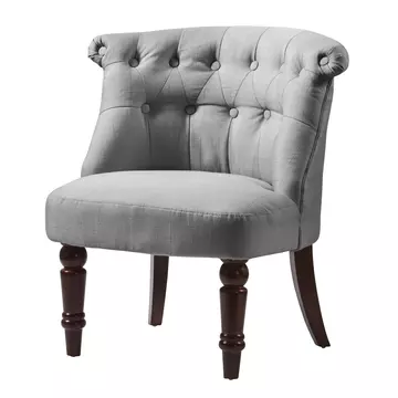 Buy Alderwood Fabric Chair Grey, Colour: Grey from Furnituretta