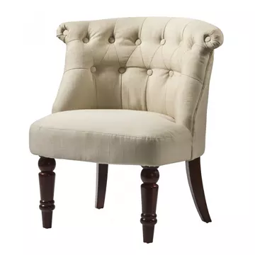 Buy Alderwood Fabric Chair Beige, Colour: Beige from Furnituretta