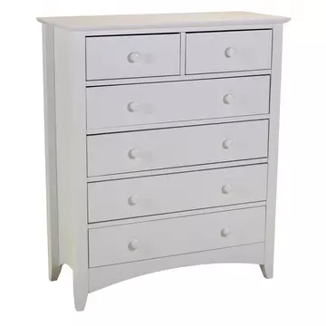 Buy Chelsea White Chest 4+2 from Furnituretta