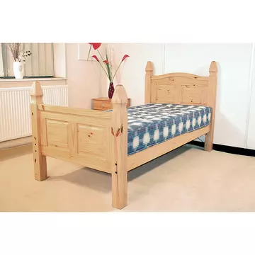 Buy Corona Bed King Size High Footend, Size: King Size from Furnituretta