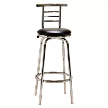Buy Bar Stool Chrome Swivel Narrow Back BM-015P from Furnituretta