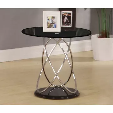 Buy Eclipse Black Lamp Table from Furnituretta