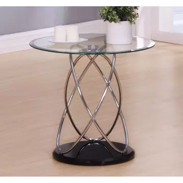 Buy Eclipse Clear Lamp Table from Furnituretta