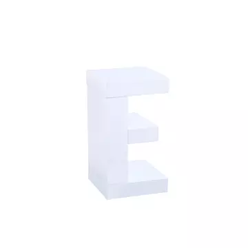 Buy Eve Lamp Table White, Colour: White from Furnituretta