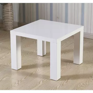 Buy Foxley Lamp Table High Gloss White from Furnituretta