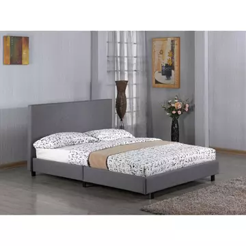 Buy Fusion Fabric 4 Foot Bed Grey, Colour: Grey, Size: 4 Foot from Furnituretta