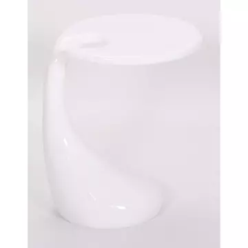 Buy Houston Lamp Table White, Colour: White from Furnituretta