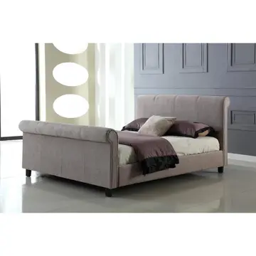 Buy Jalisa Chenille Double Bed Mink from Furnituretta