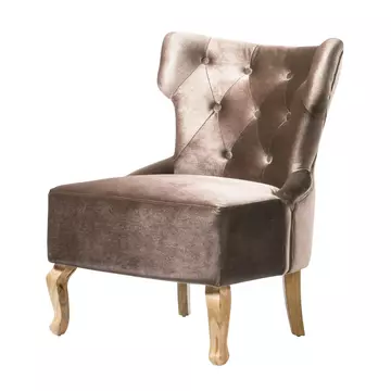 Buy Norton Velvet Chair Beige (2s), Colour: Beige from Furnituretta