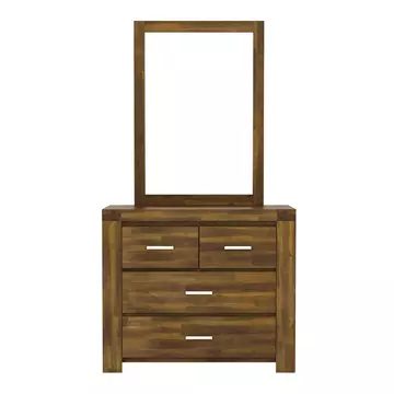 Buy Parkfield Solid Acacia Dressing Table 2+2 Drawer from Furnituretta