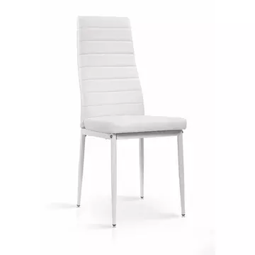 Buy Pearl PU Chairs White with White Legs (6s), Colour: White from Furnituretta