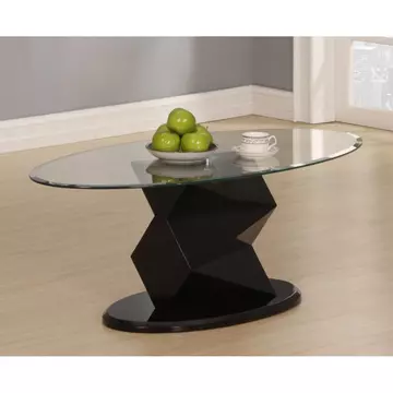 Buy Rowley Black High Gloss Coffee Table, Colour: Black from Furnituretta
