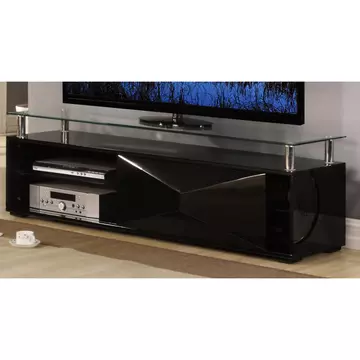 Buy Rowley Black High Gloss TV Cabinet from Furnituretta