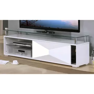 Buy Rowley White High Gloss TV Cabinet from Furnituretta