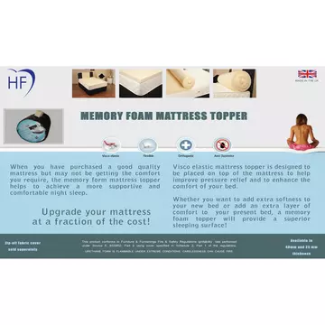 Buy Memory Topper 25mm King Size from Furnituretta