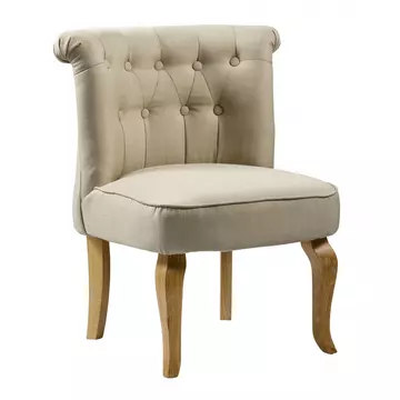 Buy Pembridge Fabric Chair Beige, Colour: Beige from Furnituretta