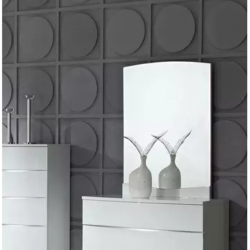 Buy Arden/Widney White High Gloss Dressing Table Mirror from Furnituretta