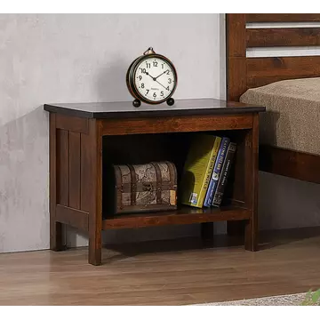 Buy Astley Bedside Solid Hardwood Antique Oak, Colour: Oak from Furnituretta