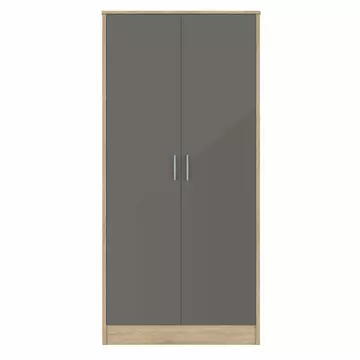 Buy Bardalona Wardrobe Grey Gloss from Furnituretta