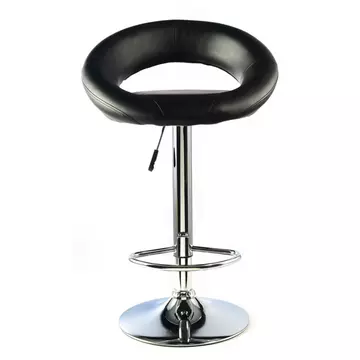 Buy Murry Bar Stool PU Chrome & Black (2s) from Furnituretta