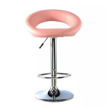 Buy Murry Bar Stool PU Chrome & Pink (2s) from Furnituretta