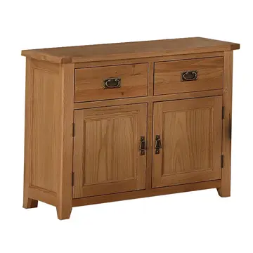 Buy Stirling Large Buffet &ndash; Solid Oak Sideboard with 2 Doors and 2 Drawers from Furnituretta