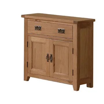Buy Stirling Compact Buffet &ndash; Solid Oak Sideboard with 2 Doors and 1 Drawer from Furnituretta