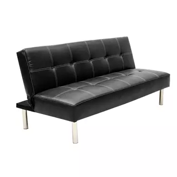 Buy Venus PVC Sofa Bed Black from Furnituretta