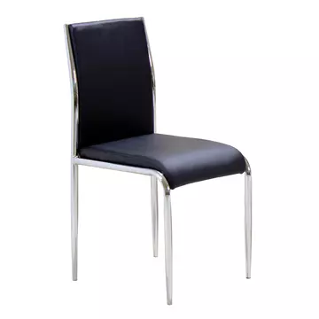 Buy Vercelli PU Chair Black (4s), Colour: Black from Furnituretta